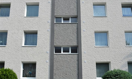 Fotografie realizací fasád pro bytový dům